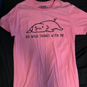 Hot Topic Pink Graphic T-Shirt